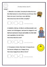 English worksheet: Math Sheet HIGH LEVEL