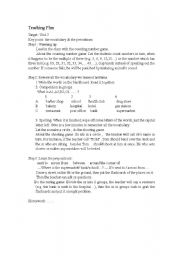 English Worksheet: preposition