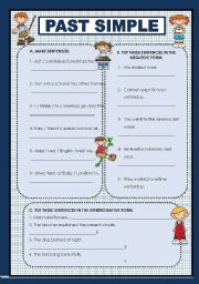 English Worksheet: PAST SIMPLE