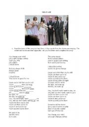 English Worksheet: Hot n cold (Katy Perry)