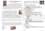 English Worksheet: The Vanishing Glass - Harry Potter and the Sorcerers Stone