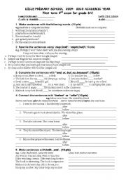 English Worksheet: WORKSHEET