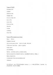 English Worksheet: FILM
