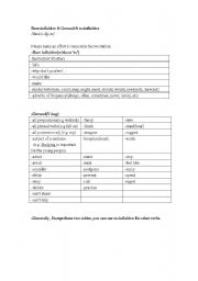 English Worksheet: Gerunds & Infinitives (to-inf & bare inf)