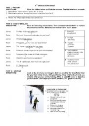 English Worksheet: 6TH GRADE SIMPLE PAST WRITING AND SENTENCE TRANSFORMATION