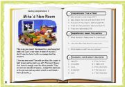 Reading Comprehension 02: Mikes New Room + Key