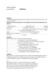 English worksheet: Wh questions