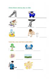 English worksheet: simple vocabulary