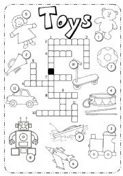 Toys crossword