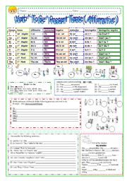 English Worksheet: Verb To Be