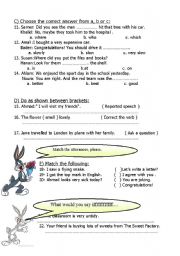 English worksheet: language ex