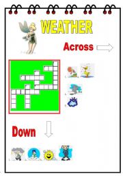 English worksheet: weather