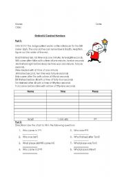 English worksheet: Ordinal & Cardinal Numbers: Reading Puzzle