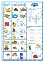 English Worksheet: Food and Drinks(2)