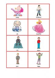 English Worksheet: Adjectives (part 1 of 2)