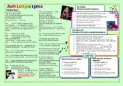 English Worksheet: Song by Avril Lavigne