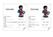 English Worksheet: Daily routines - Pairwork