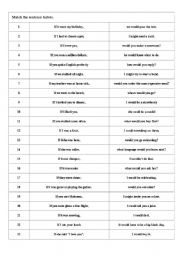 English Worksheet: Second Conditional