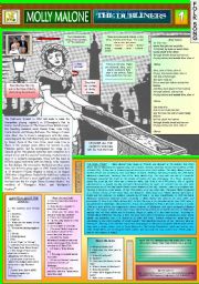 English Worksheet: MOLLY MALONE - THE DUBLINERS - PART 01