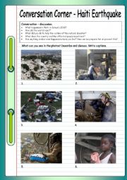 Conversation Corner - Haiti Earthquake