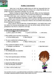 English Worksheet: The Hurricane