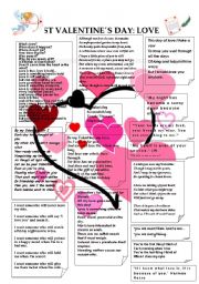 English Worksheet: ST VALENTINE