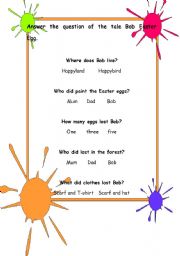 English worksheet: Bob Easter Eggs Question 4/4