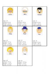 English Worksheet: 3 of 3 comparatives or superlatives game.