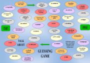 English Worksheet: Guessing game - a boardgame (editable)