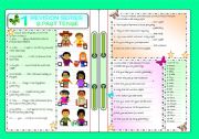 English Worksheet: REVISION SERIES 1