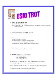 English Worksheet: Esio Trot by R. Dahl.- Lesson plan -