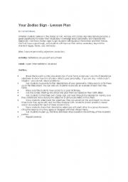 English Worksheet: Zodiac Sing