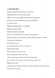 English Worksheet: English Bible Skit
