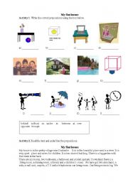 English Worksheet: Myflat