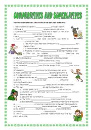 English Worksheet: Comparatives and superlatives