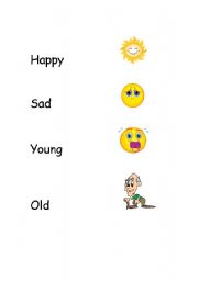 English Worksheet: adjectives