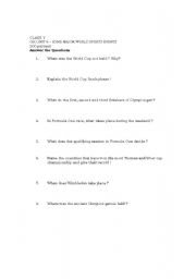 English Worksheet: General Knowledge Questions