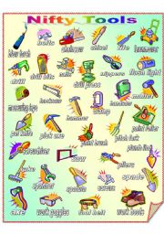 English Worksheet: Nifty Tools**fully editable