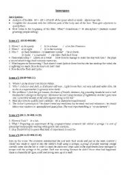 English worksheet: innerspace, the movie