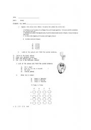 English Worksheet: commands