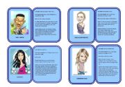 English Worksheet: Famous celebrities part 7