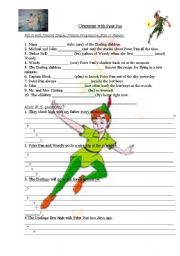 English Worksheet: Grammar with Peter Pan