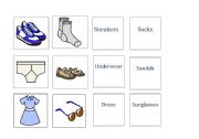 English worksheet: Memory Clothes 3