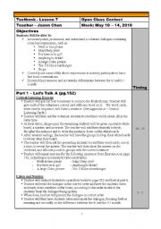 Lesson Plan(used for Open Class Contest)