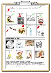 English Worksheet: The present perfect