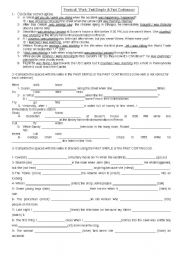 English Worksheet: Past Simple Vs Past Continous Test for Teens