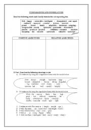 COMPARATIVES AND SUPERLATIVES