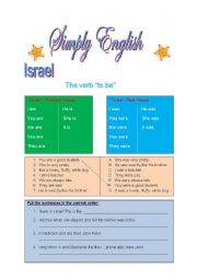 English worksheet: The Verb 