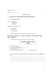 English Worksheet: UP! 