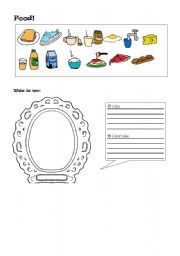 English worksheet: Foods